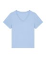 Dames T-shirt StellaStanley Isla V-hals Blue Soul